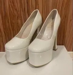 モンレーヴ　ブライダルシューズ　15cmヒール 22.5cm