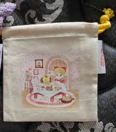 3COINS　ミニ巾着　姫ちゃんのリボン