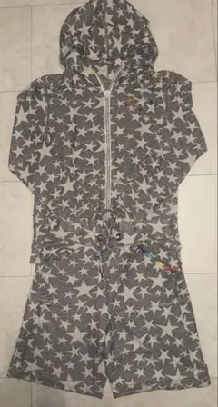 フランシストモークス　星柄フード付きパーカー　セットアップ　サイズ4