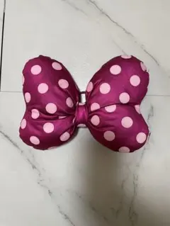ミニーマウスリボン　ヘアゴムピン