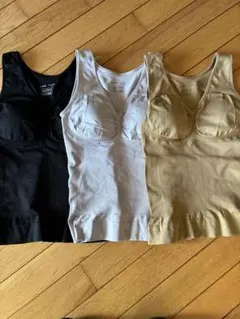by genie ブラ付きタンクトップ M 3色セット