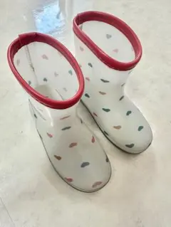 petit main キッズ レインブーツ 16.0cm ハート柄のサムネイル