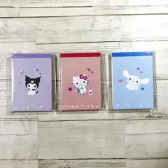 ★Sanrio キャラクター メモ帳 3冊セット キティ クロミ シナモロール