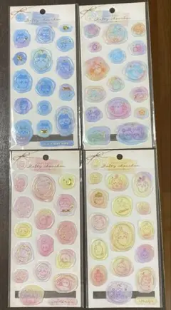【正規品】ちいかわメルティシュシュ　シーリングスタンプ風シール4種