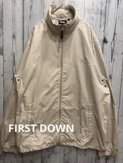 ♠️ FIRST DOWN ファーストダウン　ポリエステルブルゾン　ジャンパー