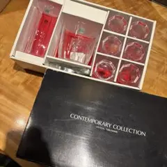 【美品】HOYAクリスタル　水割りセット