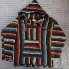 90s 00s メキシカンパーカー メキパ ブラックベース