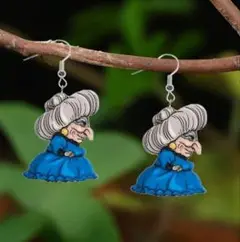 千と千尋の神隠し　湯婆婆ピアス　ハロウィン　ゆばーば　スタジオジブリ　魔女　仮装