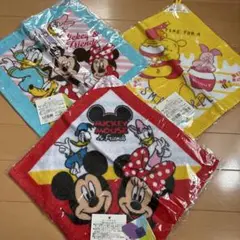 ミッキー＆フレンズ ループ付タオル3枚セット