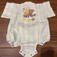 ミキハウス ベビー 甚平 浴衣 ロンパース 70 夏祭り