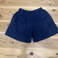 無印良品　ショートパンツ　紺　ネイビー　150