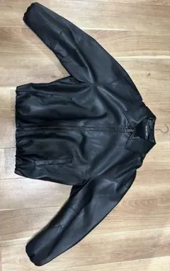 ZARA フェイクレザーボンバージャケット