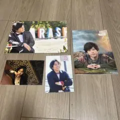 嵐を旅する展覧会　アートカード・ポストカード・クリアファイル　二宮　セット