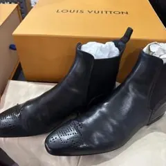 ルイヴィトン　革靴　ショートブーツ