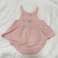 MIKI HOUSE first ロンパース　ワンピース　70cm ピンク