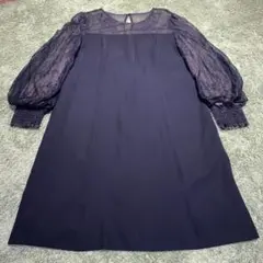 RUIRUE☆レース　ブラック　ドレス　ワンピース