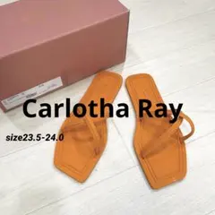 未使用Carlotha Ray ロンハーマン サンダル 23.5-24㎝オレンジのサムネイル