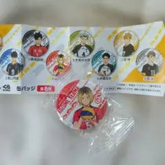 くら寿司 ハイキュー 缶バッジ 孤爪研磨