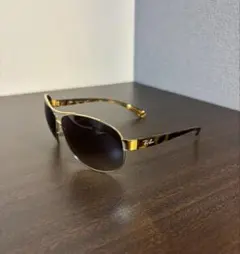 Ray-Ban レイバン RB3386 サングラス ゴールド×鼈甲柄 ケース付き