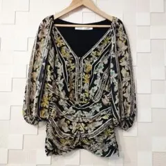 Diane von Furstenberg ブラウス トップス オフホワイト、黒 - メルカリ