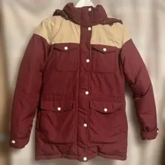 The North Face バーガンディ ダウンジャケット