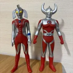 【美品】ウルトラの父・母　ソフビ　フィギュア　セット