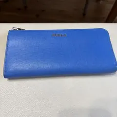 FURLA♡L字型長財布　ブルー