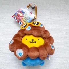 万博 ミャクミャク サンリオ 推しカラー カラビナ ぬいぐるみ ポムポム