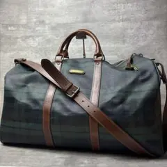 COACH ネイビー チェック柄 ボストンバッグ 2～3泊ハワイ COACH ネイビー チェック柄 ボストンバッグ 2～3泊ハワイ - メルカリ