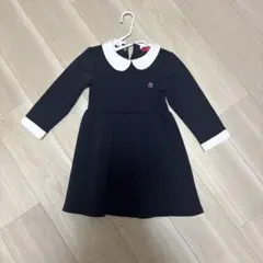 プティマイン POLO ワンピース100 入園式 フォーマル ネイビー　美品