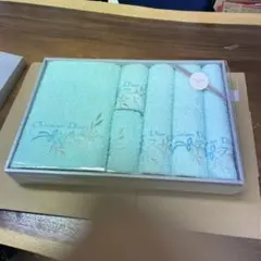 Christian Dior タオルセット 6点 水色　-105