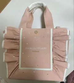 JILL by JILL STUART ビジューフリルトートバッグ　ピンク