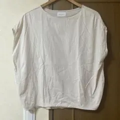UNITED ARROWS ベージュ フレンチスリーブTシャツフリーサイズ日本製のサムネイル