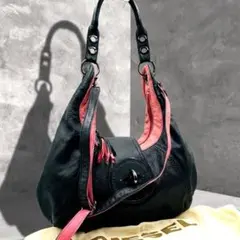 希少✨/y2k】ディーゼル 2way ボストンバッグ レザー A4可 ブラック