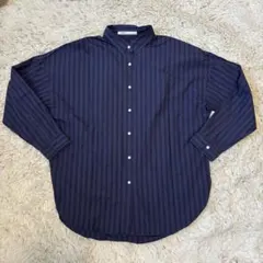upper heights THE SHIRT ネイビー ストライプ 長袖　0のサムネイル