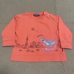 kladskap クレードスコープ 90サイズ 恐竜プリント トレーナー