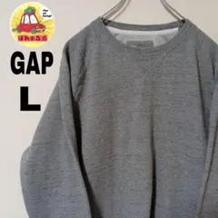 USA古着 GAP スウェット　無地　L　グレー