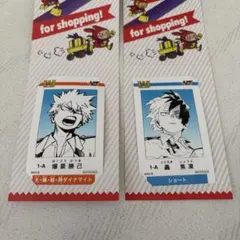 ヒロアカ ジャンプショップ ミニブロマイド 爆豪勝己 轟焦凍