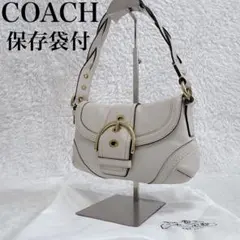 COACH コーチ バッグ ワンショルダー ブルー レザー ソーホー 10909