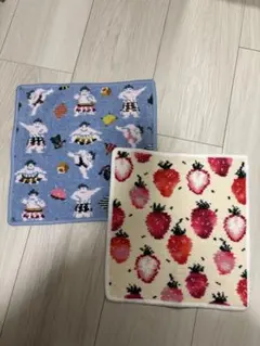 新品　フェイラー FEILER ハンカチ ストロベリードット ハッケヨイ　B品