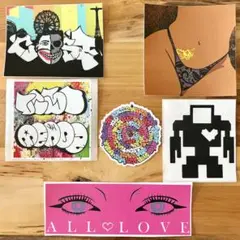 ④ グラフィティー ステッカー 6枚セット graffiti グラフィティ