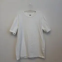 ホワイトコットン半袖Tシャツ