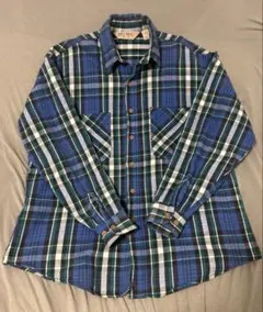 BIG MAC 【好配色】 ネルシャツ 80〜90s USA製 Lサイズ