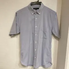 美品　ユナイテッドアローズ　半袖　シャツ ブルー　M メンズ
