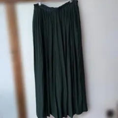 オシャレウォーカー ダークグリーン フレアパンツゴムウエストのサムネイル