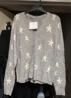 カシェット 星柄カーディガン