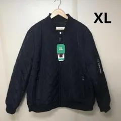 【新品】カルバンクライン メンズ ボマー ジャケット ネイビー XL