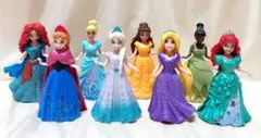mimoo様 マテル ディズニープリンセス マジッククリップ 8体セット
