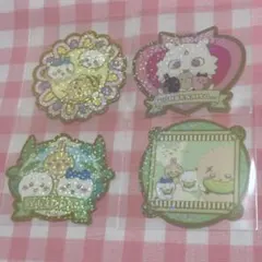 ちいかわ キラキラダイカットステッカー 付きグミ　ハチワレ　うさぎ　あのこ