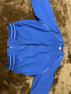 青いナイロンジャケット Mサイズ